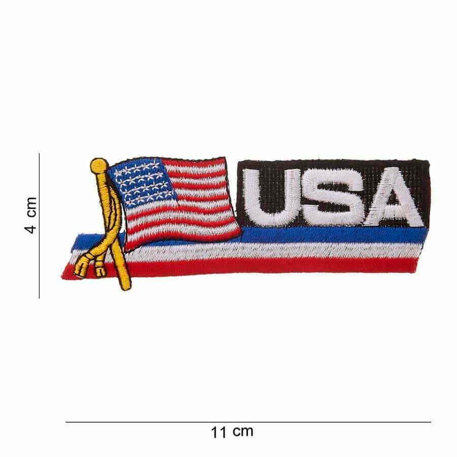 Embleem Stof Usa Wapperende Vlag Darkshop