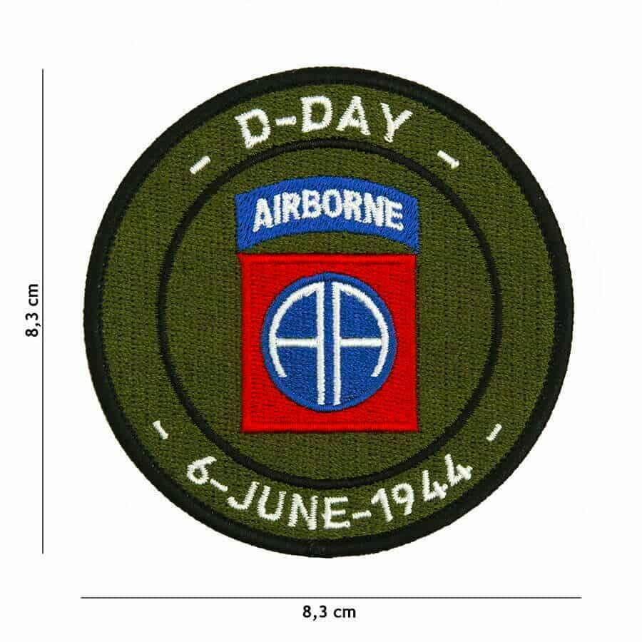 Embleem Stof D Day Nd Airborne Darkshop